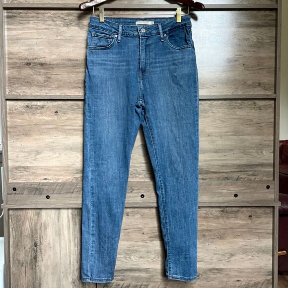 Levi's 721 High Rise Skinny Blue Jeans Women's 28 - Picture 7 of 9